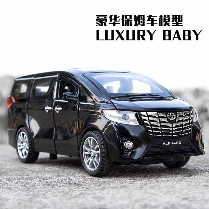 嘉业1比32丰田埃尔法合金车模型仿真玩具汽车MPV男孩摆件收儿童