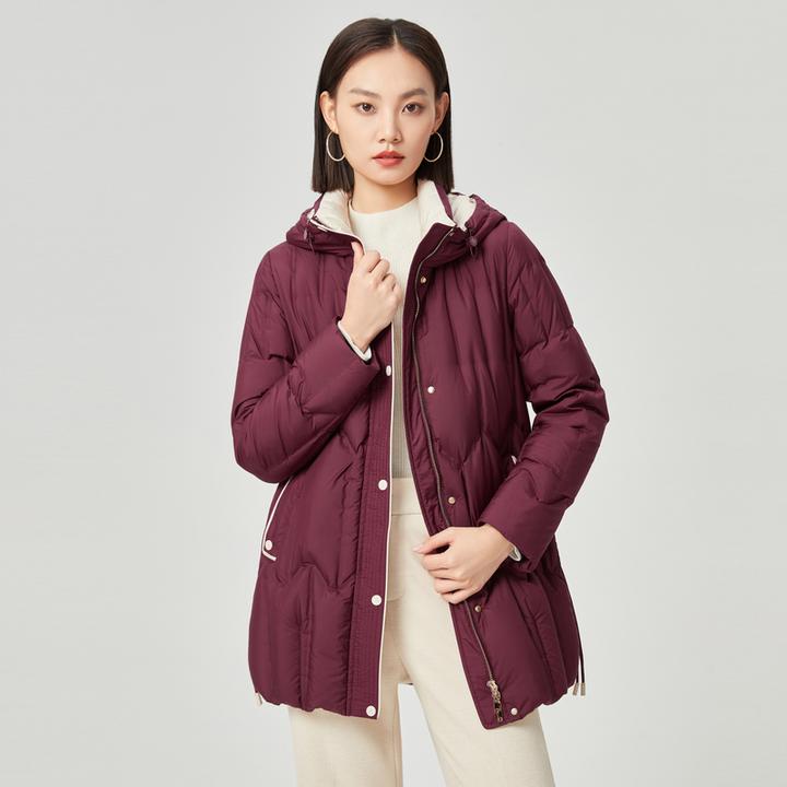 【优雅CEO】娜尔思鹅绒服户外保暖羽绒外套NR00740Q7/NR00777A5