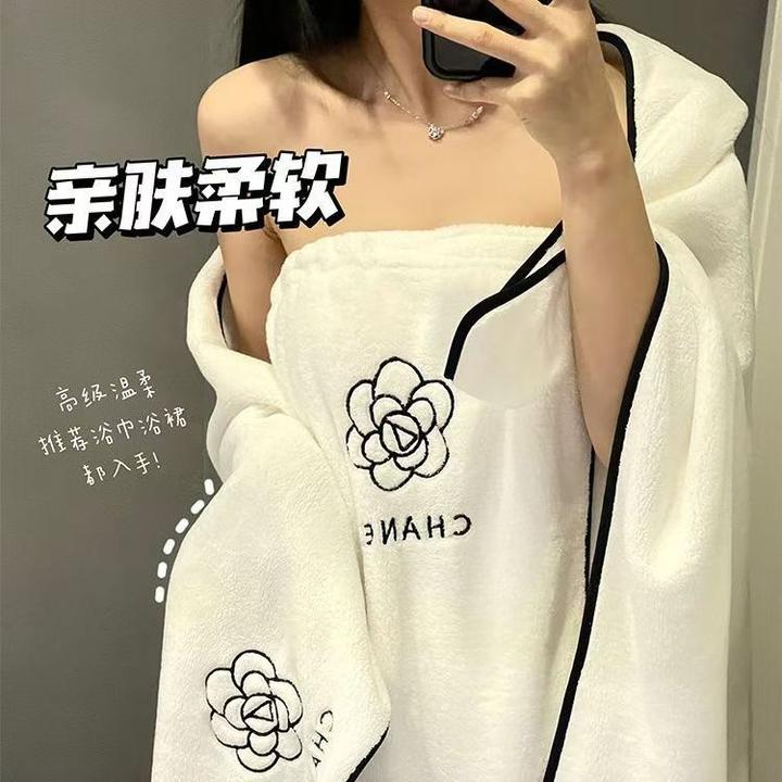 浴巾浴裙干发帽可穿裹情侣家用毛巾女吸水洗澡巾男速干高级可爱