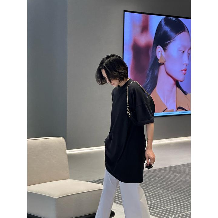 SHIIEELL纯色圆领短袖T恤女夏洋气休闲百搭简约T恤半袖上衣Z4183