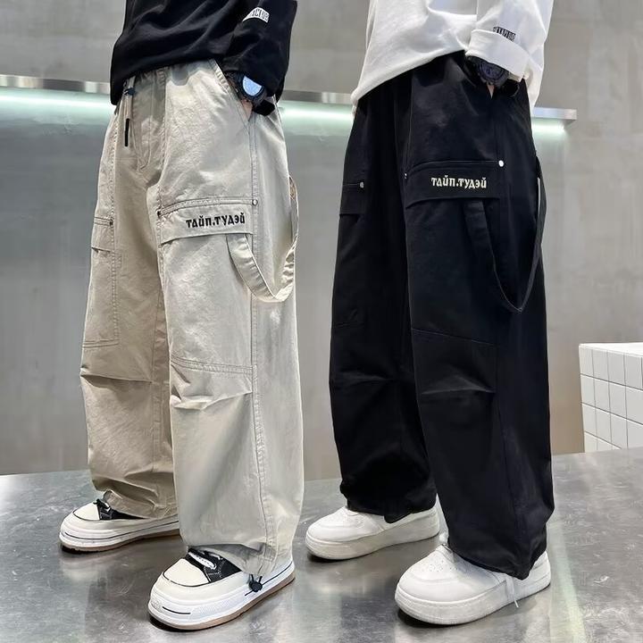 童装男童裤子秋季2024新款中大童儿童休闲裤宽松男孩春秋长裤秋装