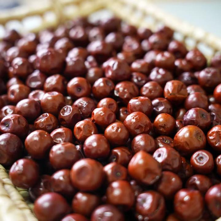 太行山大酸枣酸甜可口儿时的记忆八分干不是圆核