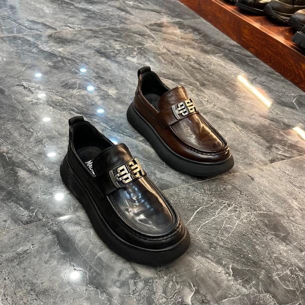 纯皮商务休闲男鞋小一码拍