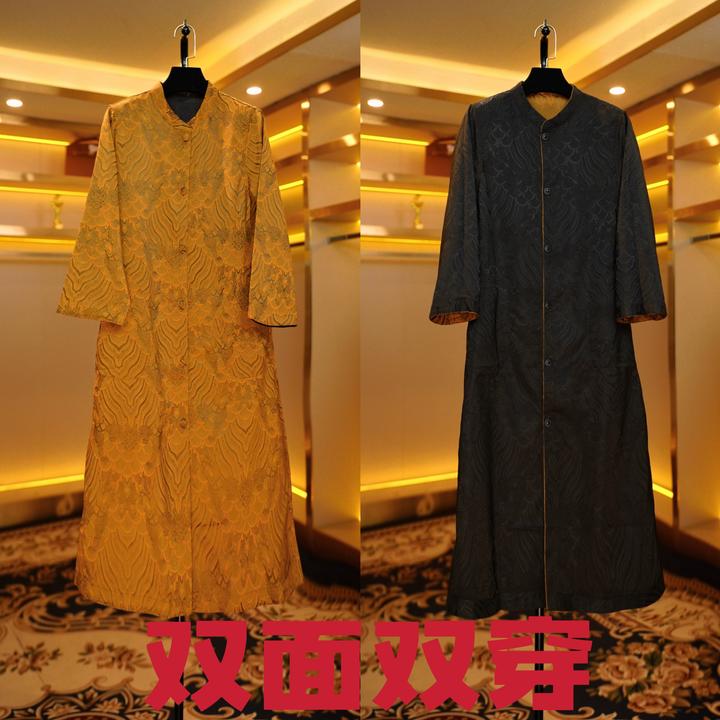 【运费补贴】1405-11高端龙鳞纹双面穿风衣外套