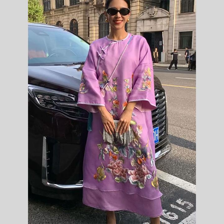 新中式女装国风气质高级感连衣裙女2025夏季新款今年流行爆款裙子