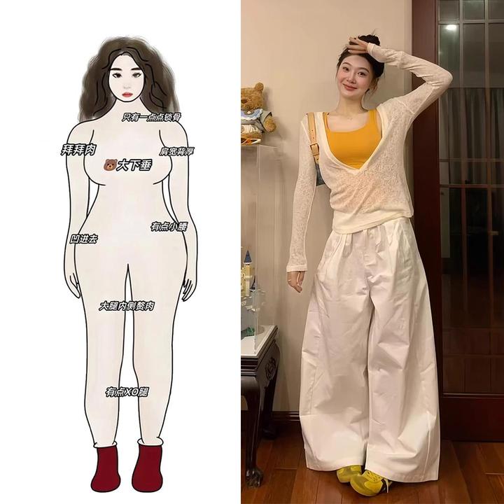 白色一整装大码胖mm秋冬罩衫背心锁骨阔腿裤韩系减龄好看三件套装