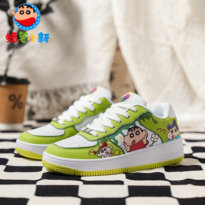 蜡笔小新鞋子男款秋季透气开车男鞋2025新款情侣百搭户外旅游板鞋