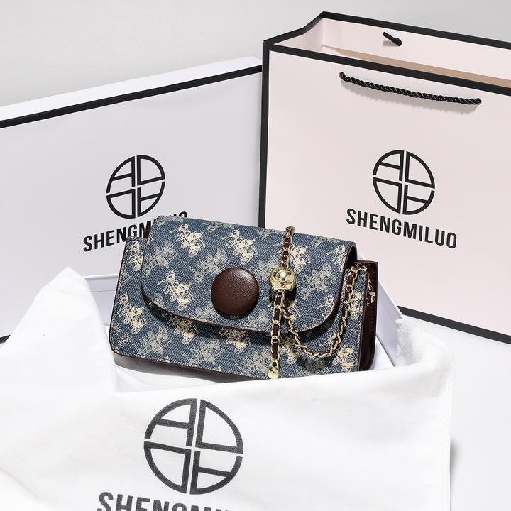 SHENGMILUO/圣米洛小众包包女轻奢生日礼物链条小包斜挎包小方包