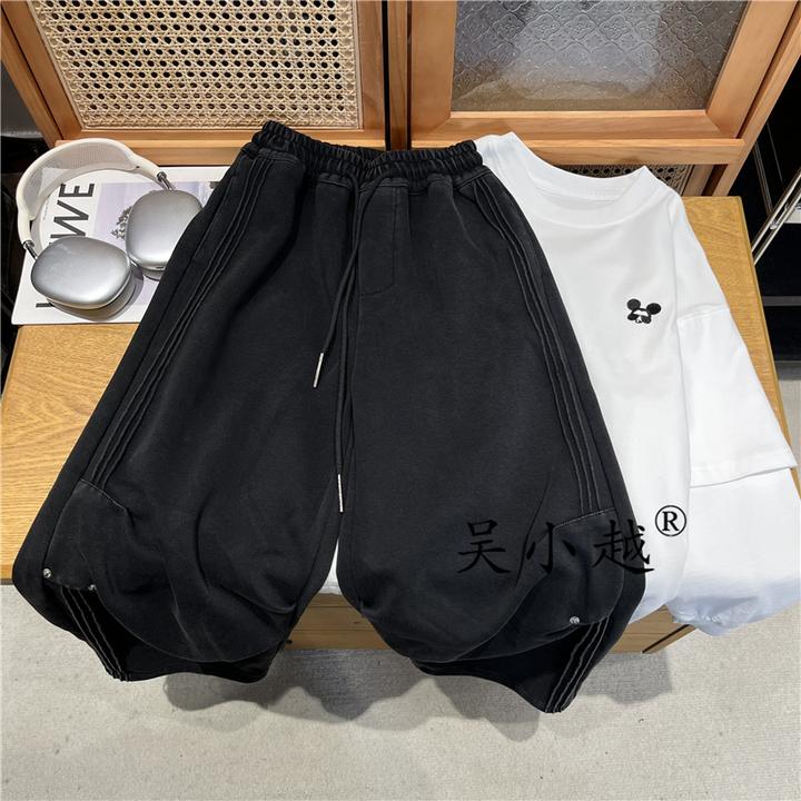 吴小越W1583童装男童裤子秋冬款儿童长裤男孩卫裤休闲运动裤