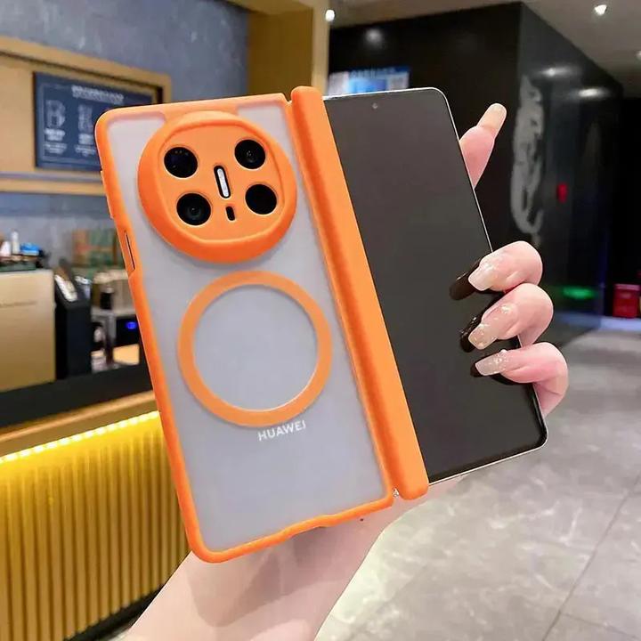 适用华为MateX6手机壳双中轴全包x6典藏版磁吸防摔matex5保护套