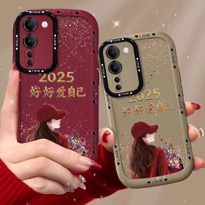 适用OPPORENO3手机壳捧花爱自己泡芙壳硅胶软壳保护套