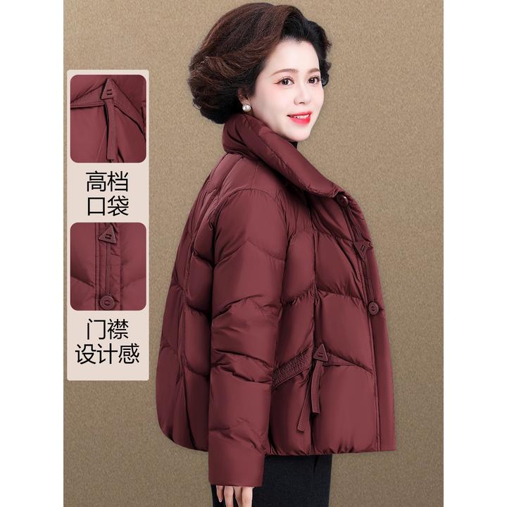 贵夫人冬装品牌2025新款中年妈妈秋冬季外套中老年小棉袄女款
