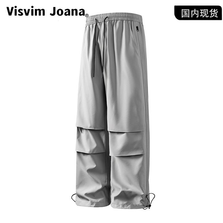 【品牌现货撤柜】VISVIM JOANA春秋季户外条纹男款大码加肥工装裤
