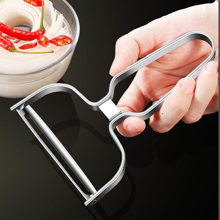 平口削皮削片刀刨黄瓜土豆莴笋卷萝卜摆盘用去皮器削皮锋利平口