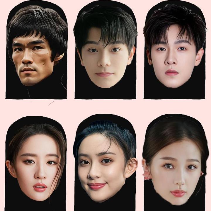 面具明星脸明星头套同款d网纱面罩全脸搞笑表情包定制女