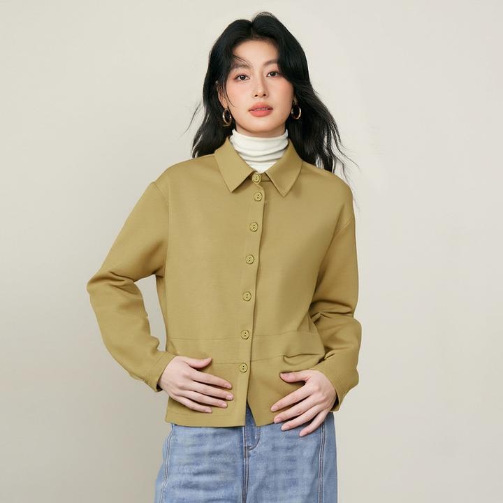 Basic House/百家好复古衬衫时尚洋气休闲服气质女装-B0625H5L062