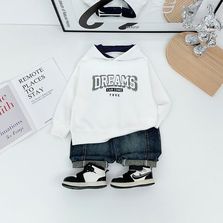 儿童卫衣连帽2025秋新款秋装男童春秋上衣 BQ25779Y 悠悠童话童装