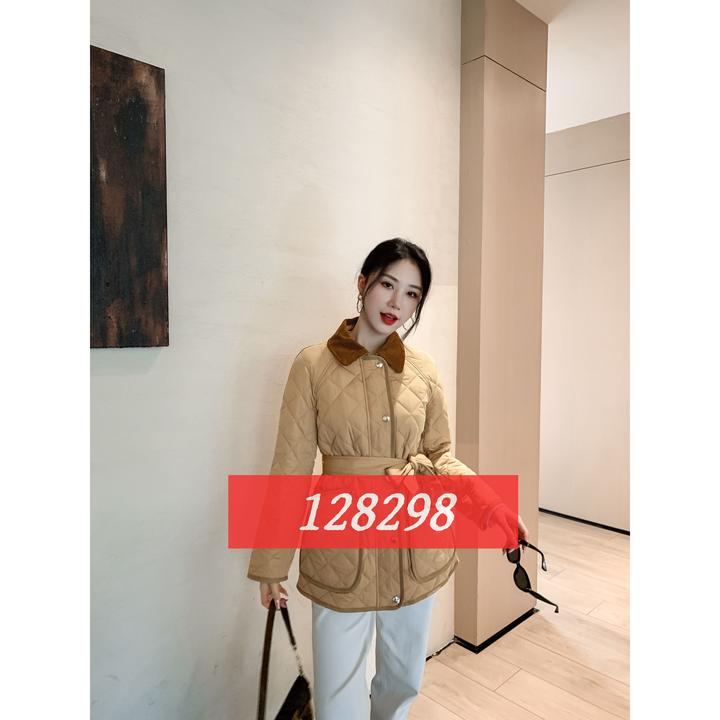 修身翻领百搭韩版秋冬季棉服128298
