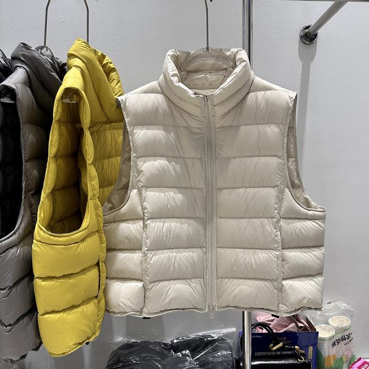 韩版立领排骨显瘦马夹女2025秋冬爆款宽松超好看鸭绒短款外套潮