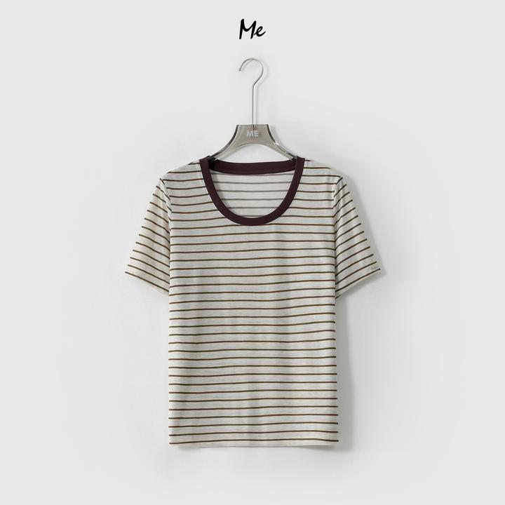 ME【冰肌海魂T】莱赛尔混纺极简松弛显瘦舒适百搭短袖T恤MESS3894