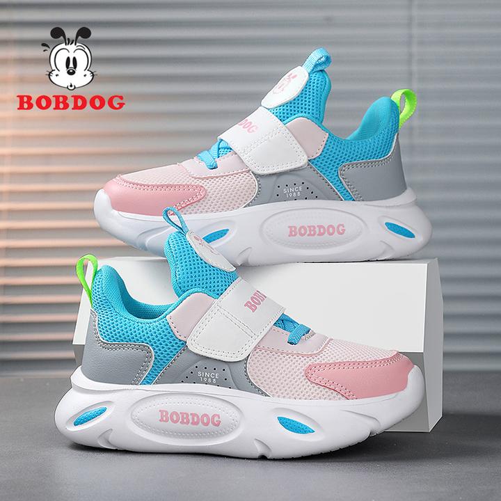 巴布豆女童运动鞋2025春秋季新款儿童鞋子休闲网面透气女孩跑步鞋
