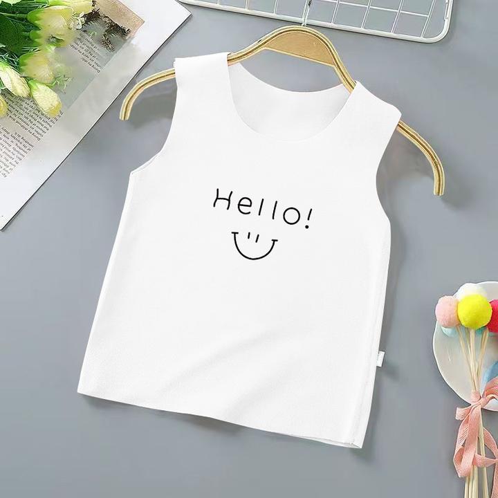 儿童冬天保暖新款背心女童内穿薄款宝宝小坎肩卡通糖果色童装上衣