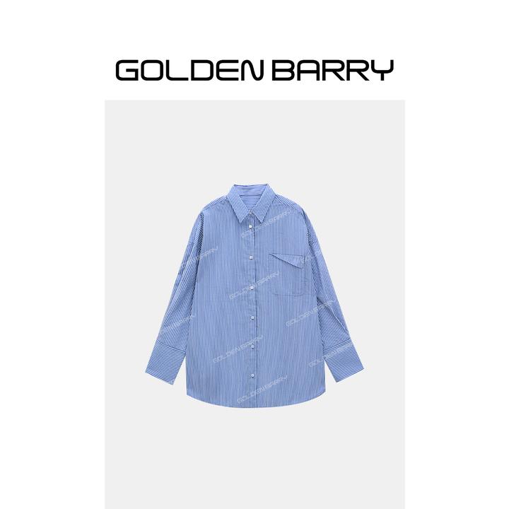 GOLDENBARRY|212617条纹宽松衬衫