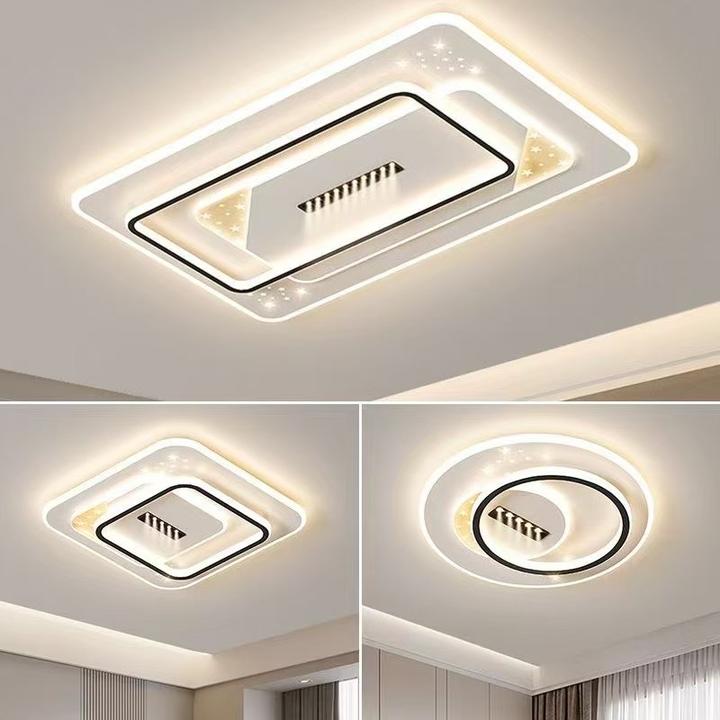 客厅吸顶灯简约大方2025年新款网红灯具卧室餐厅套餐灯具