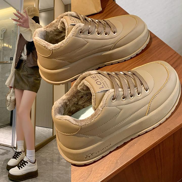 2025冬季小白鞋新款韩版ins女学生厚底增高运动板鞋休闲街拍网红