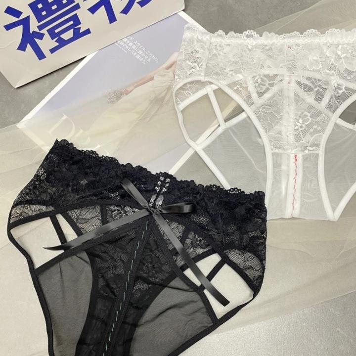 260斤纯欲风QQ裤大码女士蕾丝镂空辣妹子内裤爆单款诱惑透气夏季