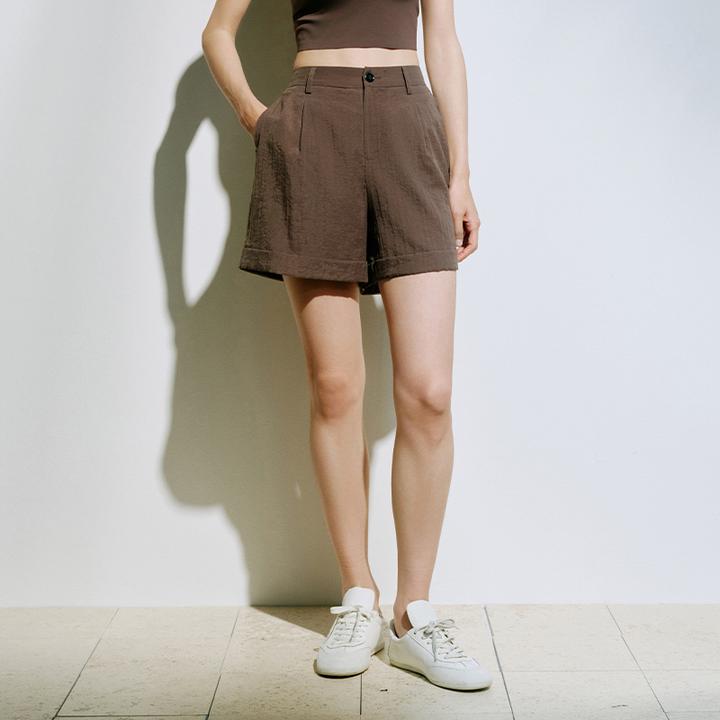 【裤子】【商场同款新品】艾诺丝雅诗 百搭休闲短裤 50513083