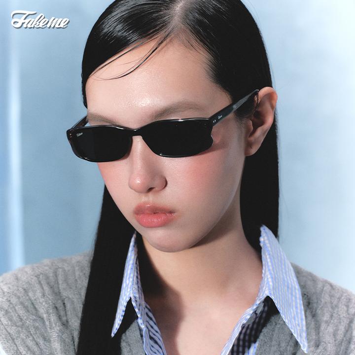 Fakeme2025（达人专属）新品轻奢百搭高质感蝶形方框太阳镜女 liang
