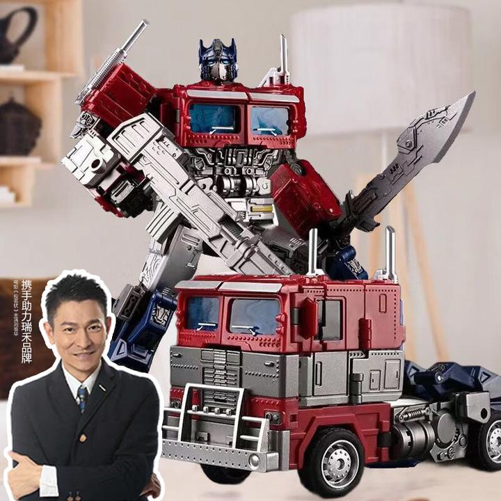 儿童变形玩具男孩合金版擎天之柱中号金刚机器人手办模型生日礼物