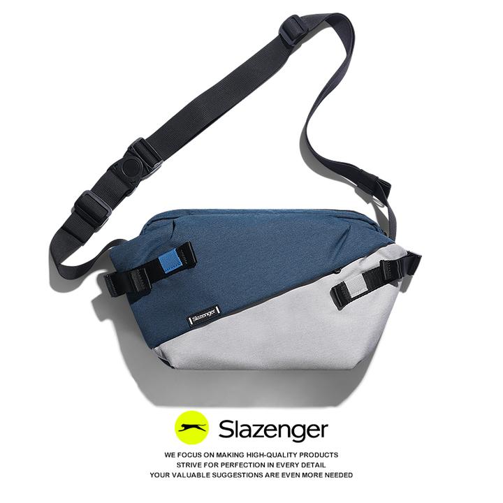 Slazenger/史莱辛格潮牌包ins运动机能包单肩包斜挎包男邮差包男