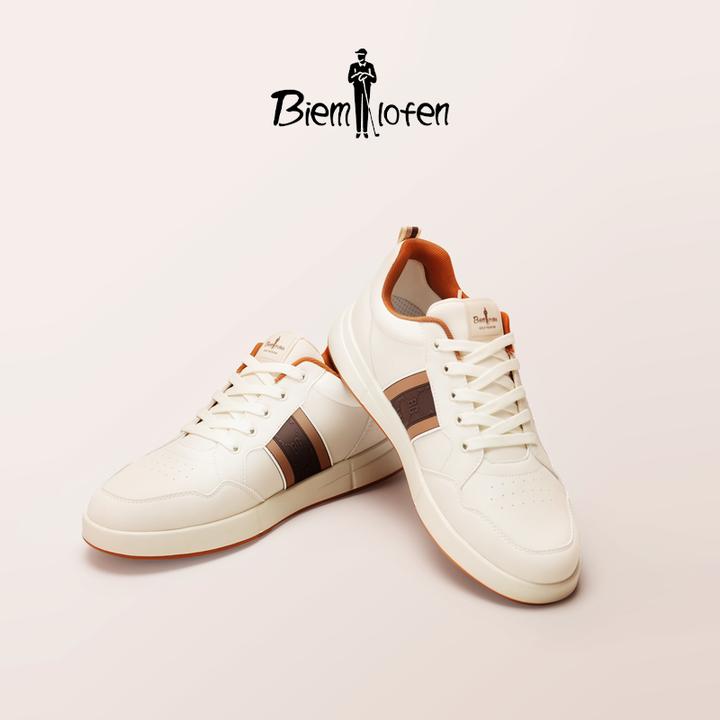 【抗菌防臭】比音勒芬秋冬款男士复古撞色休闲鞋防滑板鞋男