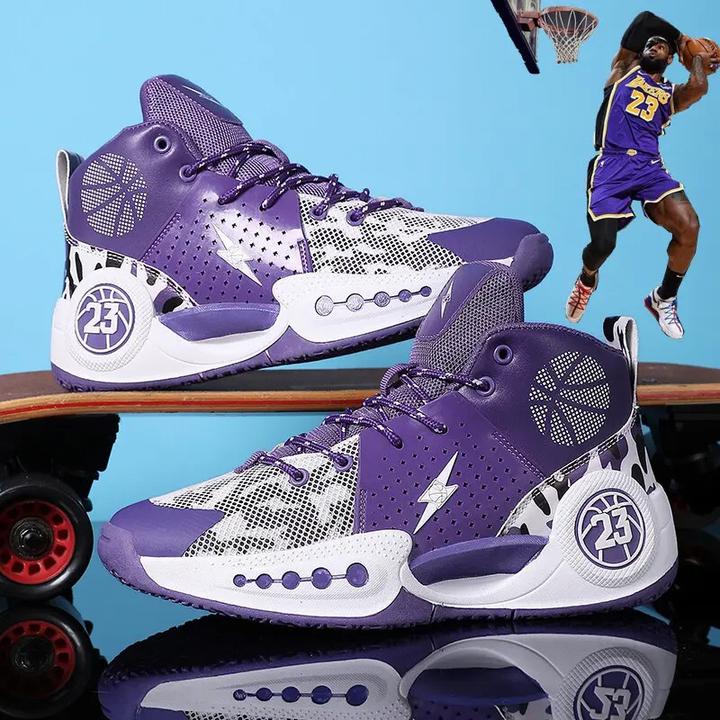 美克篮球鞋男23号网面透气防滑耐磨水泥地实战