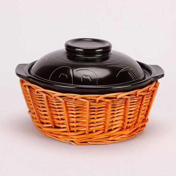 拉柱篮拉丝煲仔篮柳编筐柳条编织收纳筐柳编煲仔筐编织篮子水果篮