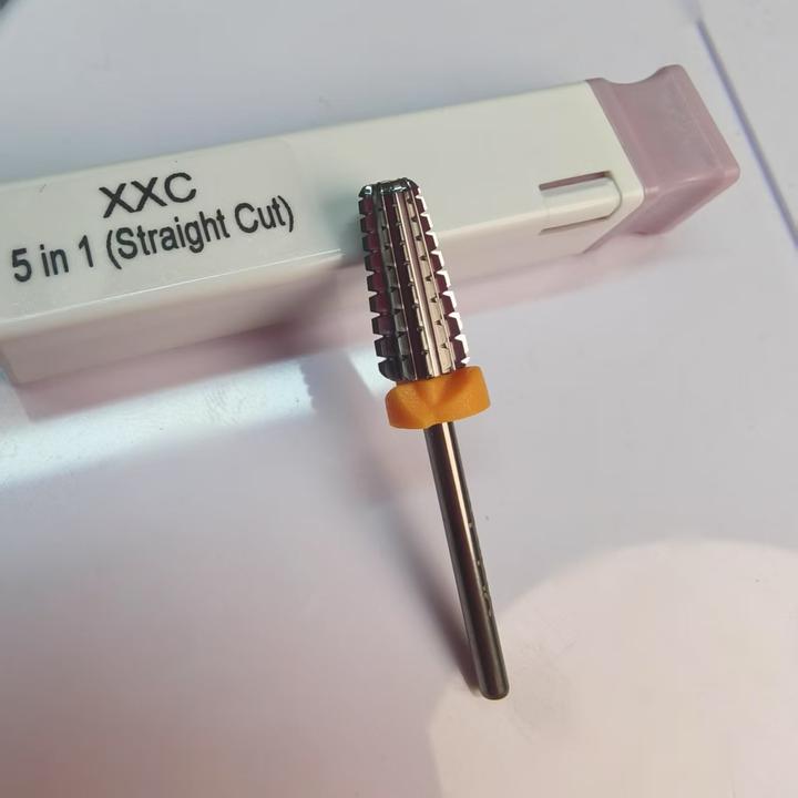 高品质专业美甲钨钢不发烫打磨头卸甲抛平通用安全型打磨机直筒平