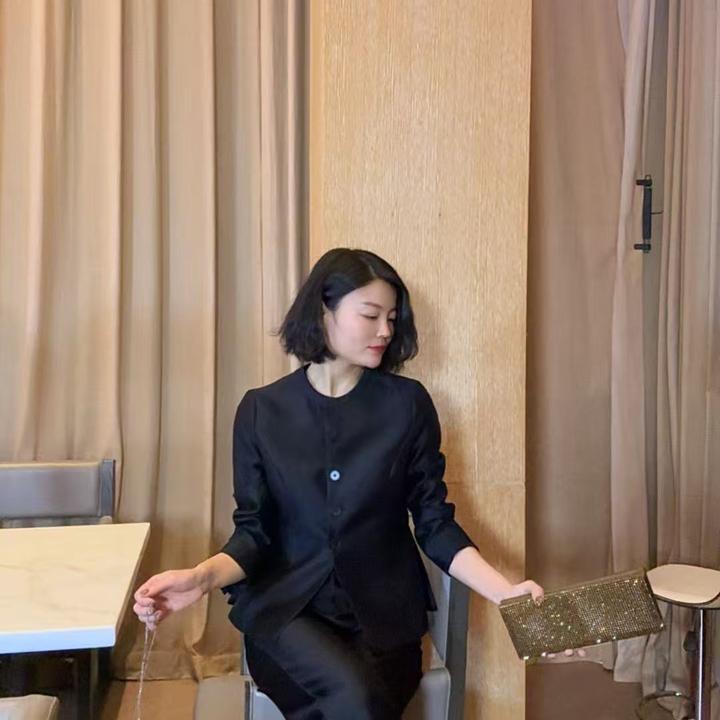 TANTAN  桑蚕丝 羊毛 气质时尚休闲短外套 LL 2272
