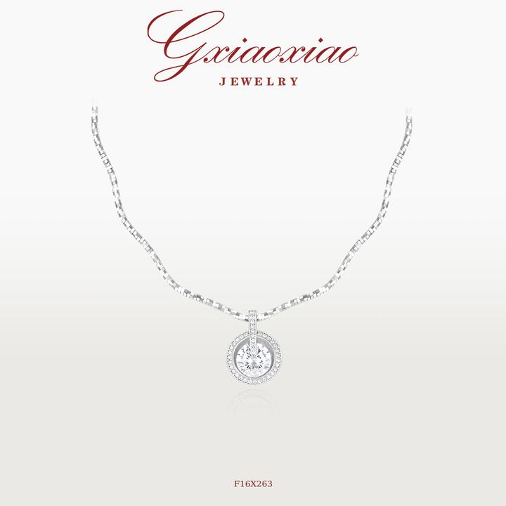 G XIAOXIAO 镀K金轻奢气质高级百搭灵动项圈 F16X263