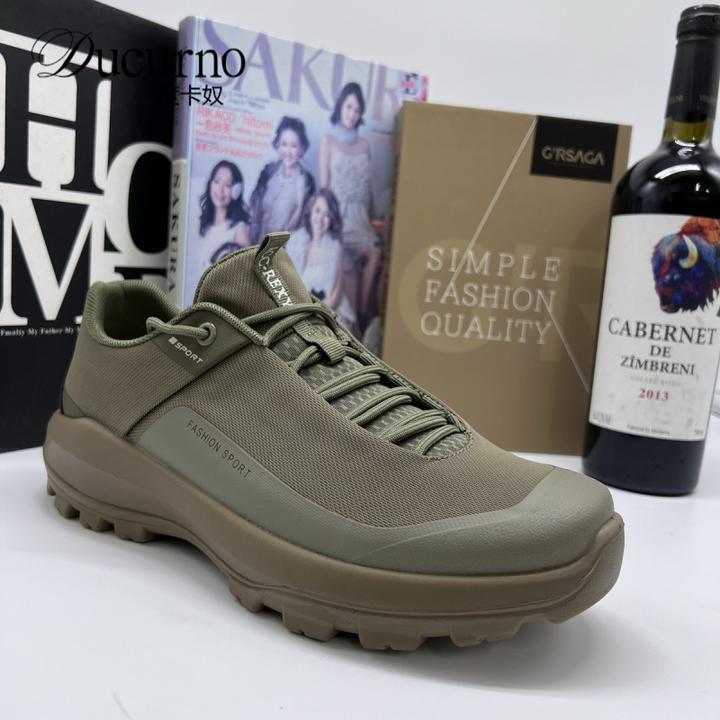 运动鞋登山徒步全地形越野内上班商务国潮夏季透气商务正装皮鞋男