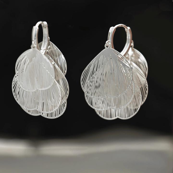 铜合金耳饰 镂空蝶翼流苏耳环精致耳饰2025年火爆款大气上档次