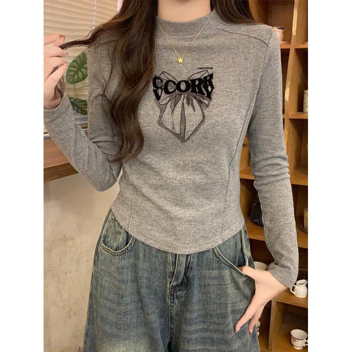 清仓捡漏~半高领德绒打底衫女2025秋冬保暖修身内搭显瘦气质上衣