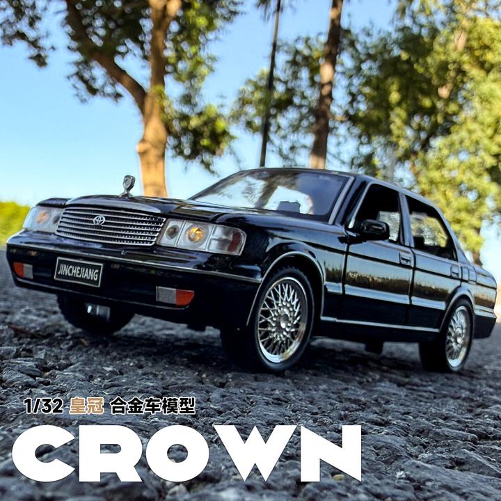 丰田皇冠133车模复古老爷车玩具汽车模型仿真合金玩具车男孩收藏