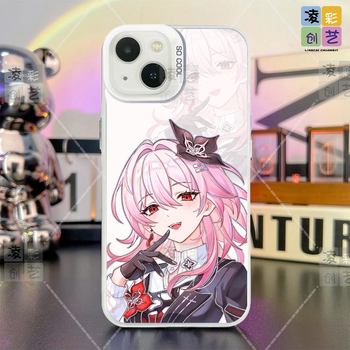 凌彩创艺手机壳适用苹果华为oppo小米vivo崩铁流萤同人周边彩银壳