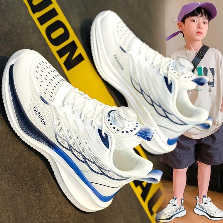 ABCJINDE男童鞋冬季新款儿童皮面运动鞋中大童软底跑步鞋加绒棉鞋