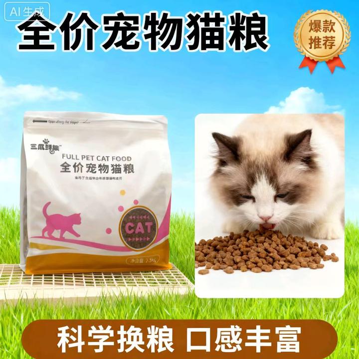 成幼猫通用全阶段肉裹粮乳鸽乌鸡配方冻干肉绒夹心猫粮