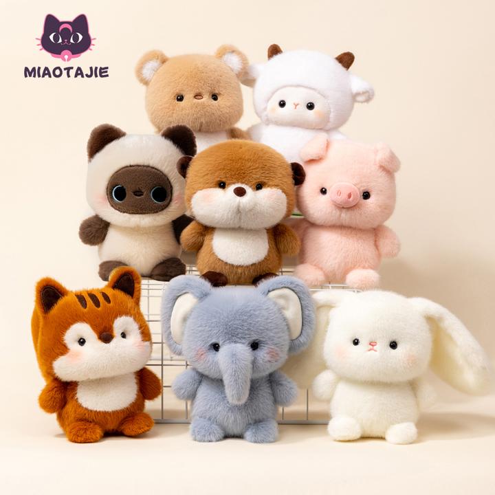 原创桌伴娃娃小摆件可爱毛绒玩具陪伴玩偶装饰品学习搭子生日礼物