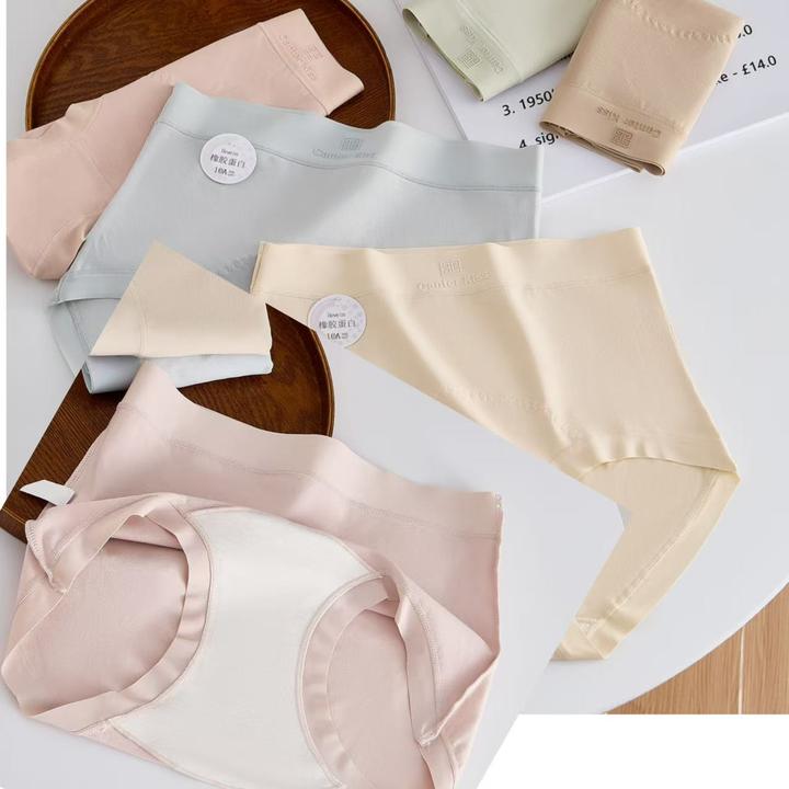 5833【中腰5条装】除螨抑菌加长底裆舒适透气长绒棉纯棉内裤