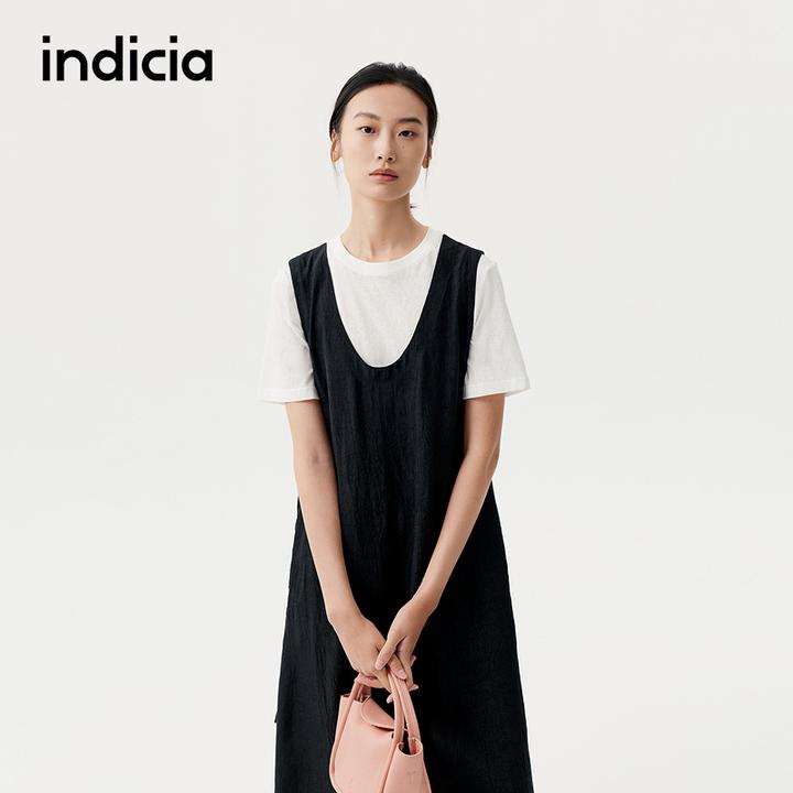 indicia标记商场同款25新款极简通勤文艺连衣裙套装F2C5LQ356N
